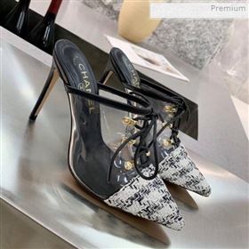 Replica Chanel Tweed Transparent Lace up High Heel Mules White 2019 MD 0011629 [fab 67779 200216] 9200 : Purse Valley,Designer Replica Handbags,Premium Replica Handbags at PurseValley