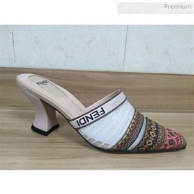 Replica Fendi Mesh and Embroidery High Heel Mules Sandals 2020 MD 20033101 [fab 69062 200404] 9200 : Purse Valley,Designer Replica Handbags,Premium Replica Handbags at PurseValley