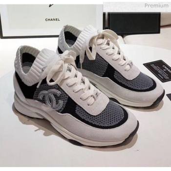 Replica Chanel Calfskin FabricSuede Sneaker G36258 WhiteBlackGrey 2020 MD 20052104 [fab 71204 200523] 9800 : Purse Valley,Designer Replica Handbags,Premium Replica Handbags at PurseValley
