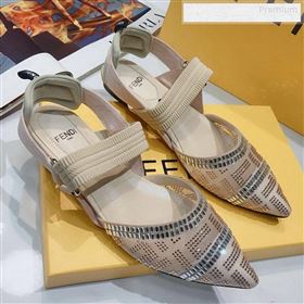 Replica Fendi Colibrì Crystal Mesh Slingback Flat Shoe Nude 2020 DLY 9122614 [fab 67026 191231] 10800 : Purse Valley,Designer Replica Handbags,Premium Replica Handbags at PurseValley