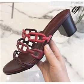 Replica Hermes Leather quot;Chaine dAncrequot; Tandem Sandal With 5cm Heel Burgundy 2020 ME 20042039 [fab 70032 200425] 7400 : Purse Valley,Designer Replica Handbags,Premium Replica Handbags a