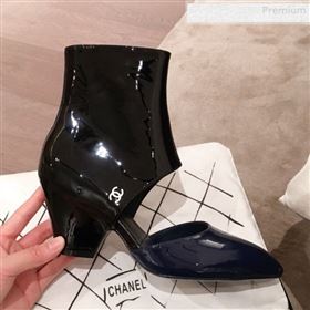 Replica Chanel Patent Calfskin Mary Jane Open Ankle Short Boots G35431 BlueBlack 2020 KL 0010606 [fab 67384 200111] 15100 : Purse Valley,Designer Replica Handbags,Premium Replica Handbags at P