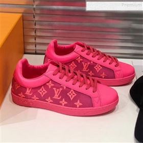 Replica Louis Vuitton Luxembourg Monogram Embroidered Low top Sneakers Neon Pink 2019 For Women and Men MD 9101120 [fab 63709 191012] 12300 : Purse Valley,Designer Replica Handbags,Premium Rep