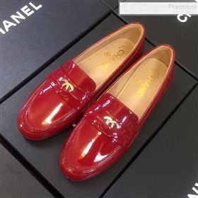 Replica Chanel Patent Calfskin Flat Loafers G35110 Red 2020 DLY 9120610 [fab 66160 191207] 12700 : Purse Valley,Designer Replica Handbags,Premium Replica Handbags at PurseValley
