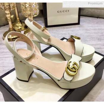 Replica Gucci Leather Platform Sandal with Double G 573022 White 2020 KL 20050602 [fab 70610 200509] 11600 : Purse Valley,Designer Replica Handbags,Premium Replica Handbags at PurseValley