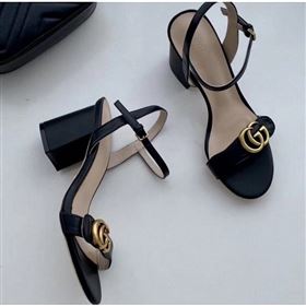 Replica Gucci Heel 75cm Leather Sandals with Double G 453379 Black SS 9062602 [ebs 48137 190630] 10000 : Purse Valley,Designer Replica Handbags,Premium Replica Handbags at PurseValley