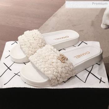 Replica Chanel Tweed Pearls Flat Mule Slide Sandals G35696 White 2020 KL 20062861 [fab 72645 200630] 10800 : Purse Valley,Designer Replica Handbags,Premium Replica Handbags at PurseValley