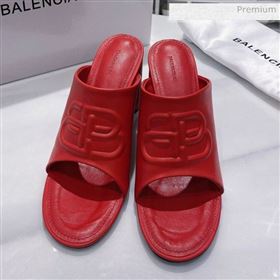 Replica Balenciaga Oval BB Calfskin Heel Mules Slide Sandal All Red 2020 DLH 20031437 [fab 68535 200314] 7400 : Purse Valley,Designer Replica Handbags,Premium Replica Handbags at PurseValley
