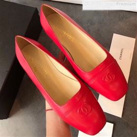 Replica Chanel Lambskin Square Top Open Flat Ballerinas Red 2019 EM 9081013 [fab 61299 190813] 12200 : Purse Valley,Designer Replica Handbags,Premium Replica Handbags at PurseValley