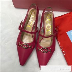 Replica Gucci Zumi Leather Slingback Heel Pumps with G Horsebit 583300 Red 2019 ANDI 9060138 [fab 57362 190602] 11000 : Purse Valley,Designer Replica Handbags,Premium Replica Handbags at Purse