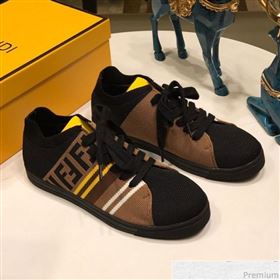 Replica Fendi FF Logo Fabric Sneakers Coffee 2019 ANDI 9041657 [fab 55051 190417] 7800 : Purse Valley,Designer Replica Handbags,Premium Replica Handbags at PurseValley