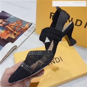 Replica Fendi Colibrì Crystal Mesh Mid Heel Slingback Pumps All Black 2020 DLY 9122619 [fab 67031 191231] 10800 : Purse Valley,Designer Replica Handbags,Premium Replica Handbags at PurseV