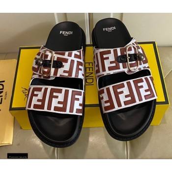 Replica Fendi FF Leather Flat Slides Sandals with Double Band 01 2021 modeng 21030455 [81456 eb] 7400 : Purse Valley,Designer Replica Handbags,Premium Replica Handbags at PurseValley