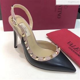 Replica Valentino Rockstud Smooth Leather Slingback High Heel Pump Black 2019 XINL 9072457 [fab 60374 190727] 6700 : Purse Valley,Designer Replica Handbags,Premium Replica Handbags at PurseVal