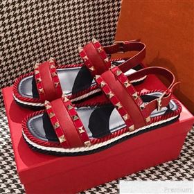 Replica Valentino Rockstuds Torchon Flat Sandals Red 2019 KL 9042864 [fab 55819 190428] 14000 : Purse Valley,Designer Replica Handbags,Premium Replica Handbags at PurseValley