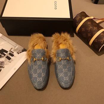Replica Gucci Princetown GG lame fabric fur Slippers denim Blue 2020 dingyun 201119 h [76318 eb] 18800 : Purse Valley,Designer Replica Handbags,Premium Replica Handbags at PurseValley