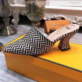 Replica Fendi Woven Leather High Heel Mules Sandals WhiteBlack 2020 MD 20033102 [fab 69063 200404] 8700 : Purse Valley,Designer Replica Handbags,Premium Replica Handbags at PurseValley