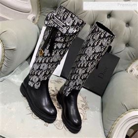 Replica Dior Saddle Oblique Canvas and Calfskin High Boot 02 2019 MD 9101918 [fab 64104 191025] 14900 : Purse Valley,Designer Replica Handbags,Premium Replica Handbags at PurseValley