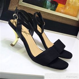 Replica Dior D Sculpture Mid Heel Fabric Sandals Black 2019 JINC 9051581 [fab 56536 190518] 9600 : Purse Valley,Designer Replica Handbags,Premium Replica Handbags at PurseValley