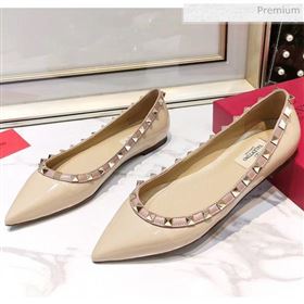 Replica Valentino Rockstud Flat Ballerina in Patent Calfskin Nude XL 20041428 [fab 69773 200418] 9500 : Purse Valley,Designer Replica Handbags,Premium Replica Handbags at PurseValley