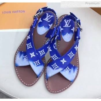 Replica Louis Vuitton LV Escale Palma Flat Sandal Blue 2020 MD 20050632 [fab 70642 200509] 8800 : Purse Valley,Designer Replica Handbags,Premium Replica Handbags at PurseValley