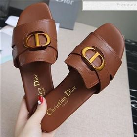 Replica Dior Calfskin Logo Charm Flat Slide Sandals Brown 2019 MD 9090319 [fab 62438 190907] 5900 : Purse Valley,Designer Replica Handbags,Premium Replica Handbags at PurseValley