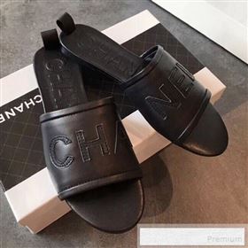 Replica Chanel Logo Lambskin Flat Slide Sandals Black 2019 EM 9053167 [fab 57296 190602] 10000 : Purse Valley,Designer Replica Handbags,Premium Replica Handbags at PurseValley
