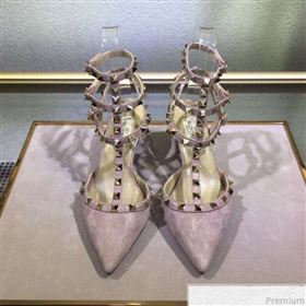 Replica Valentino Rockstud Suede Ankle Mid Heel Sandals Pink XINL 9041247 [fab 54812 190417] 6800 : Purse Valley,Designer Replica Handbags,Premium Replica Handbags at PurseValley