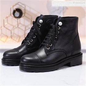 Replica Chanel Calfskin Pearl Lace up Short Boots Black 2019 DLY 9091117 [fab 62799 190912] 15600 : Purse Valley,Designer Replica Handbags,Premium Replica Handbags at PurseValley