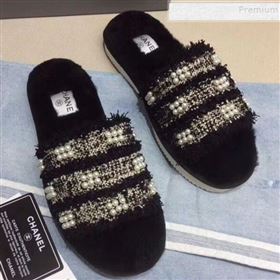 Replica Chanel Fringe Pearl Fabric and Wool Flat Slide Sandals Black 2019 KQN 9090306 [fab 62425 190907] 6900 : Purse Valley,Designer Replica Handbags,Premium Replica Handbags at PurseValley