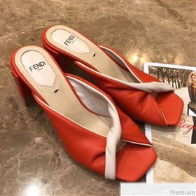 Replica Fendi Soft Lambskin Heel Sabots Twist Sandals Bright Orange 2019 DLY 9041660 [fab 55055 190417] 11800 : Purse Valley,Designer Replica Handbags,Premium Replica Handbags at PurseValley