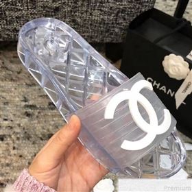 Replica Chanel Flat Transparent Color CC Slide Sandals White 2019 KQN 9050763 [fab 56106 190510] 7000 : Purse Valley,Designer Replica Handbags,Premium Replica Handbags at PurseValley