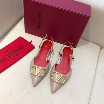 Replica Valentino VLOGO Calfskin Slingback FLATS nude pinkRED 2020 modeng 210305 15 [81639 eb] 9300 : Purse Valley,Designer Replica Handbags,Premium Replica Handbags at PurseValley