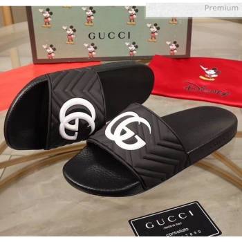 Replica Gucci GG Rubber Slide Sandal BlackWhite 2020 For Women and Men MD 20050905 [fab 70797 200516] 5500 : Purse Valley,Designer Replica Handbags,Premium Replica Handbags at PurseValley