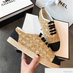 Replica Chanel Tweed Lace Up Espadrilles Sneakers G34424 GoldBlack 2018 EM 9030932 [fab 53278 190417] 11800 : Purse Valley,Designer Replica Handbags,Premium Replica Handbags at PurseValley
