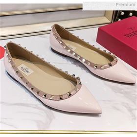 Replica Valentino Rockstud Flat Ballerina in Patent Calfskin Light Pink XL 20041426 [fab 69771 200418] 9500 : Purse Valley,Designer Replica Handbags,Premium Replica Handbags at PurseValley
