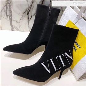 Replica Valentino VLTN Suede Pointed Toe Mid Heel Short Boots Black 2019 MD 9092657 [fab 63333 190928] 8200 : Purse Valley,Designer Replica Handbags,Premium Replica Handbags at PurseValley