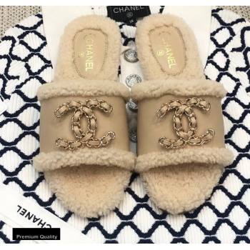 Replica Chanel Shearling Fur Chain CC Logo Slipper Sandals Beige 2020 modeng 20091924 [72942 eb] 9000 : Purse Valley,Designer Replica Handbags,Premium Replica Handbags at PurseValley