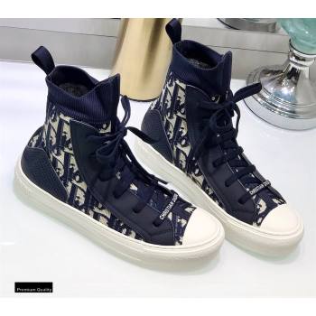 Replica Dior WalknDior High top Sneakers Oblique Dark Blue jincheng 20120308 [77160 eb] 12300 : Purse Valley,Designer Replica Handbags,Premium Replica Handbags at PurseValley