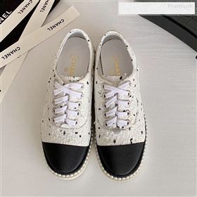 Replica Chanel Pearl Fabric Sneakers White 2020 SS 9123132 [fab 67232 191231] 13900 : Purse Valley,Designer Replica Handbags,Premium Replica Handbags at PurseValley