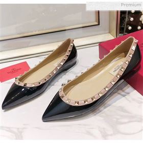 Replica Valentino Rockstud Flat Ballerina in Patent Calfskin Black XL 20041421 [fab 69766 200418] 9500 : Purse Valley,Designer Replica Handbags,Premium Replica Handbags at PurseValley