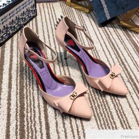 Replica Gucci Leather Spikes Ankle Strap Heel Pumps with Bow Pink 2019 DLY 9031131 [fab 53328 190417] 11800 : Purse Valley,Designer Replica Handbags,Premium Replica Handbags at PurseValley