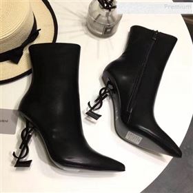 Replica Saint Laurent Calfskin YSL Logo High Heel Short Boots Black 2019 LUZI 9092946 [fab 63446 190930] 14000 : Purse Valley,Designer Replica Handbags,Premium Replica Handbags at PurseValley