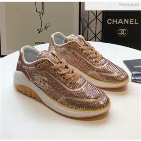 Replica Chanel CC Logo Sequins amp; Leather Sneakers G35936 Light Gold 2020 MD 20033131 [fab 69090 200404] 10700 : Purse Valley,Designer Replica Handbags,Premium Replica Handbags at PurseValle