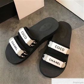 Replica Chanel Flat Fabric Slide Mule Sandals G34729 BlackGray 2019 EM 9032808 [fab 54071 190417] 8900 : Purse Valley,Designer Replica Handbags,Premium Replica Handbags at PurseValley