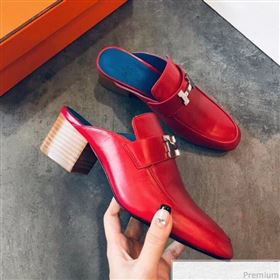 Replica Hermes Paradis Mid Heel Mules Red 2019 EM 9030903 [fab 53248 190417] 11200 : Purse Valley,Designer Replica Handbags,Premium Replica Handbags at PurseValley